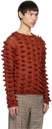 Acne Studios Red Crewneck Sweater
