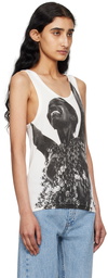 Rabanne White 'Les Nues' Tank Top