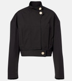 Sportmax Riviera oversized cotton bomber jacket