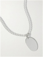 Martine Ali - Tommy Tag Sterling Silver Pendant Necklace