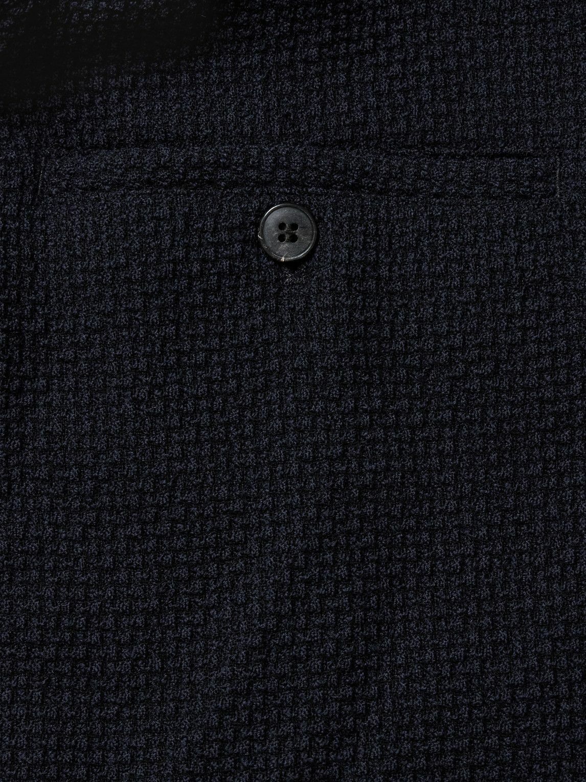 Sunspel - Waffle-Knit Wool-Blend Blazer - Blue