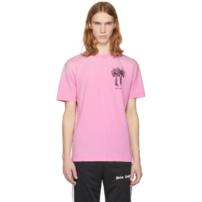 Photo: Palm Angels Pink Palms Capture T-Shirt 