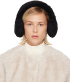 Max Mara Black Muffy1 Ear Muffs