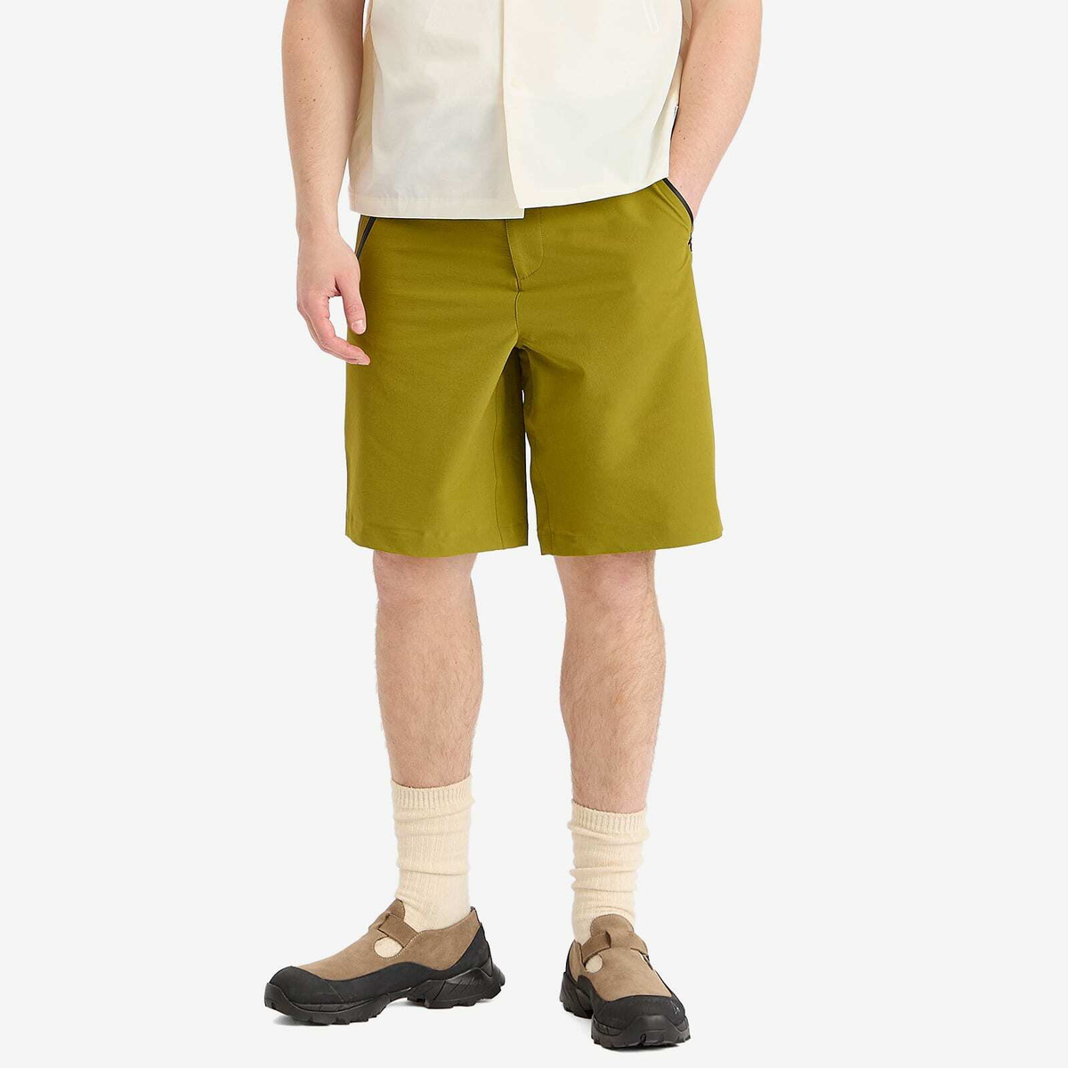 Purple Mountain Observatory Men's Forest Shorts in Olive