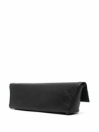 Tsatsas Black Kirat Leather Clutch Bag