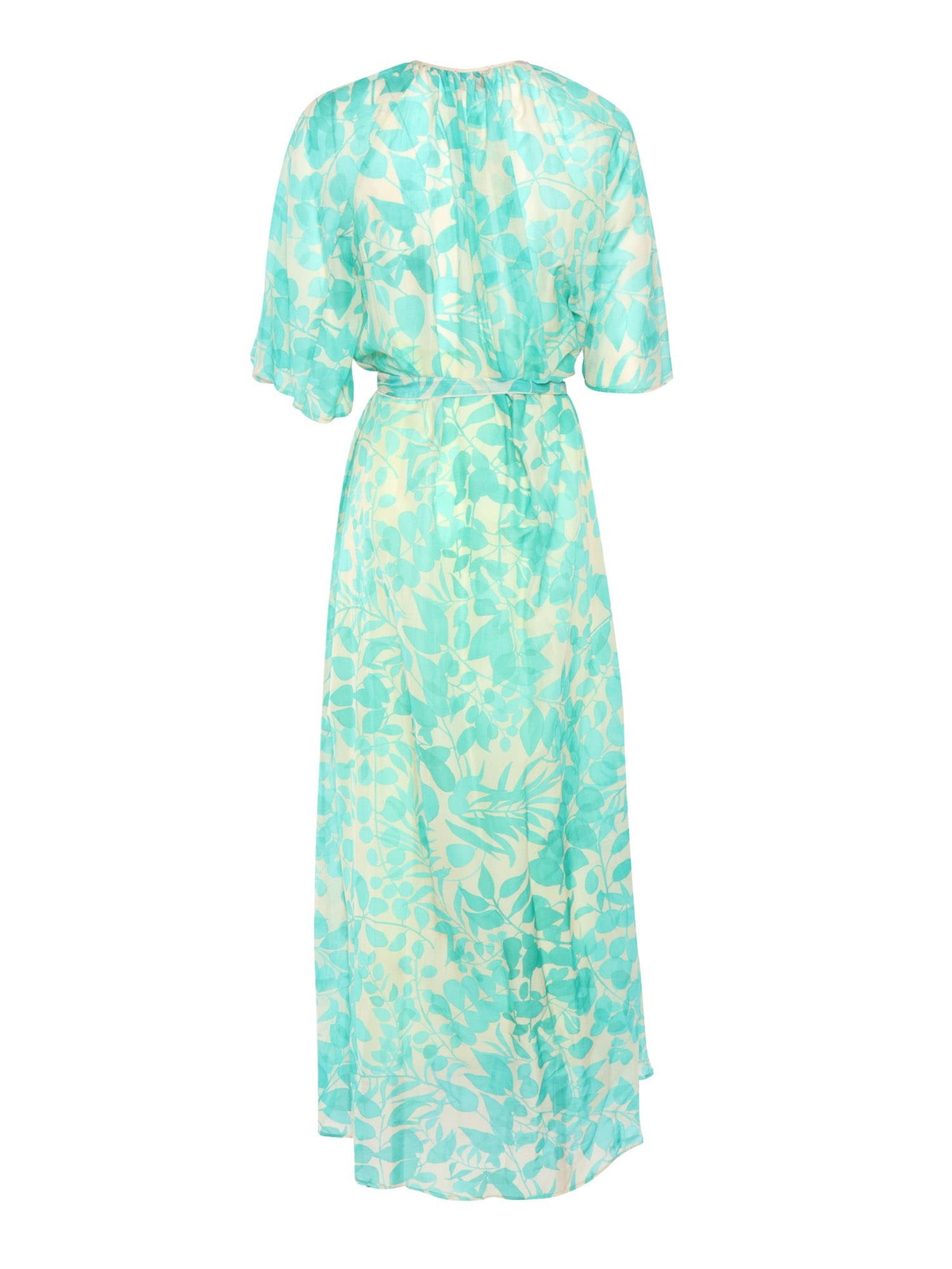 Forte_Forte Nuages Fleuris Printed Flared Dress Forte Forte