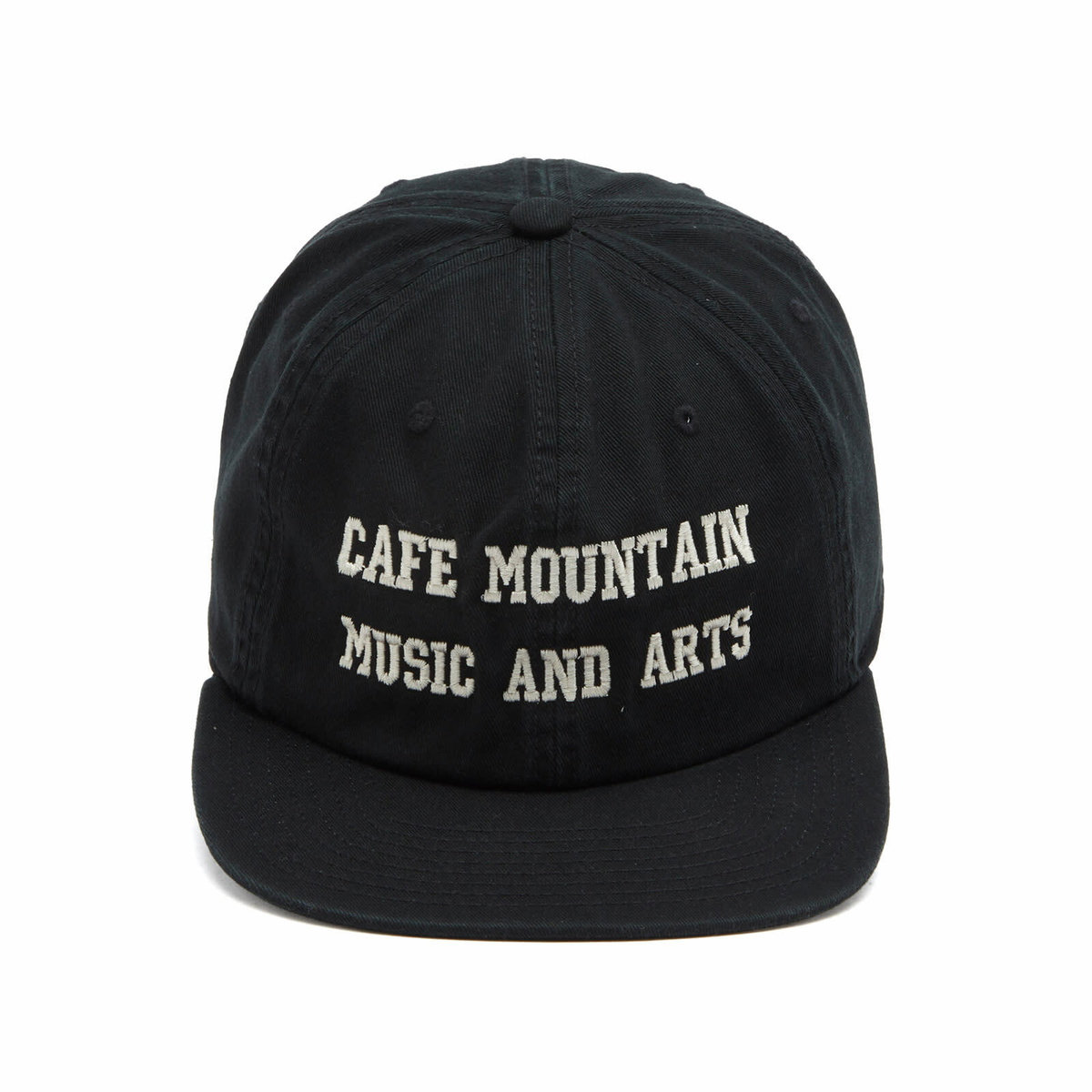 Café Mountain Men's Music and Arts Cap in Washed Black 