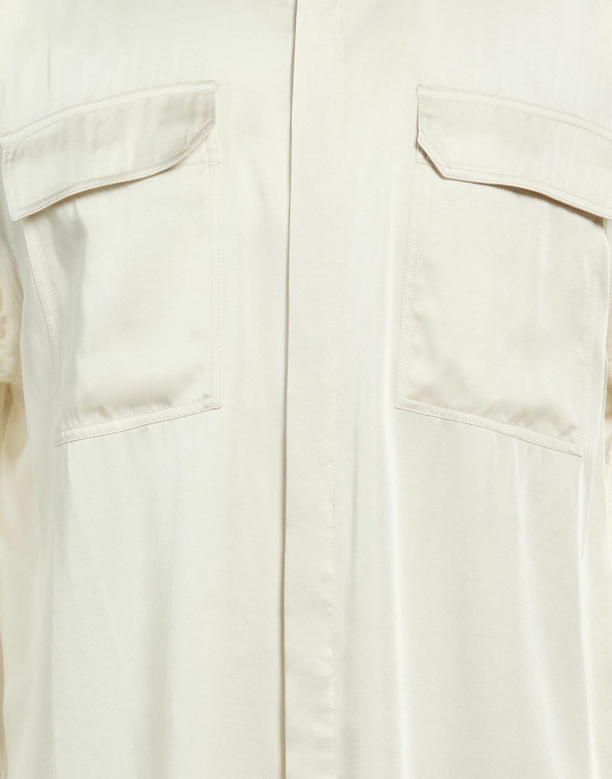 Rick Owens Mens Shirt Cream