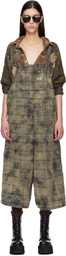 R13 Khaki Jumbo Overalls