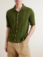 PIACENZA 1733 - Knitted Cotton Shirt - Green