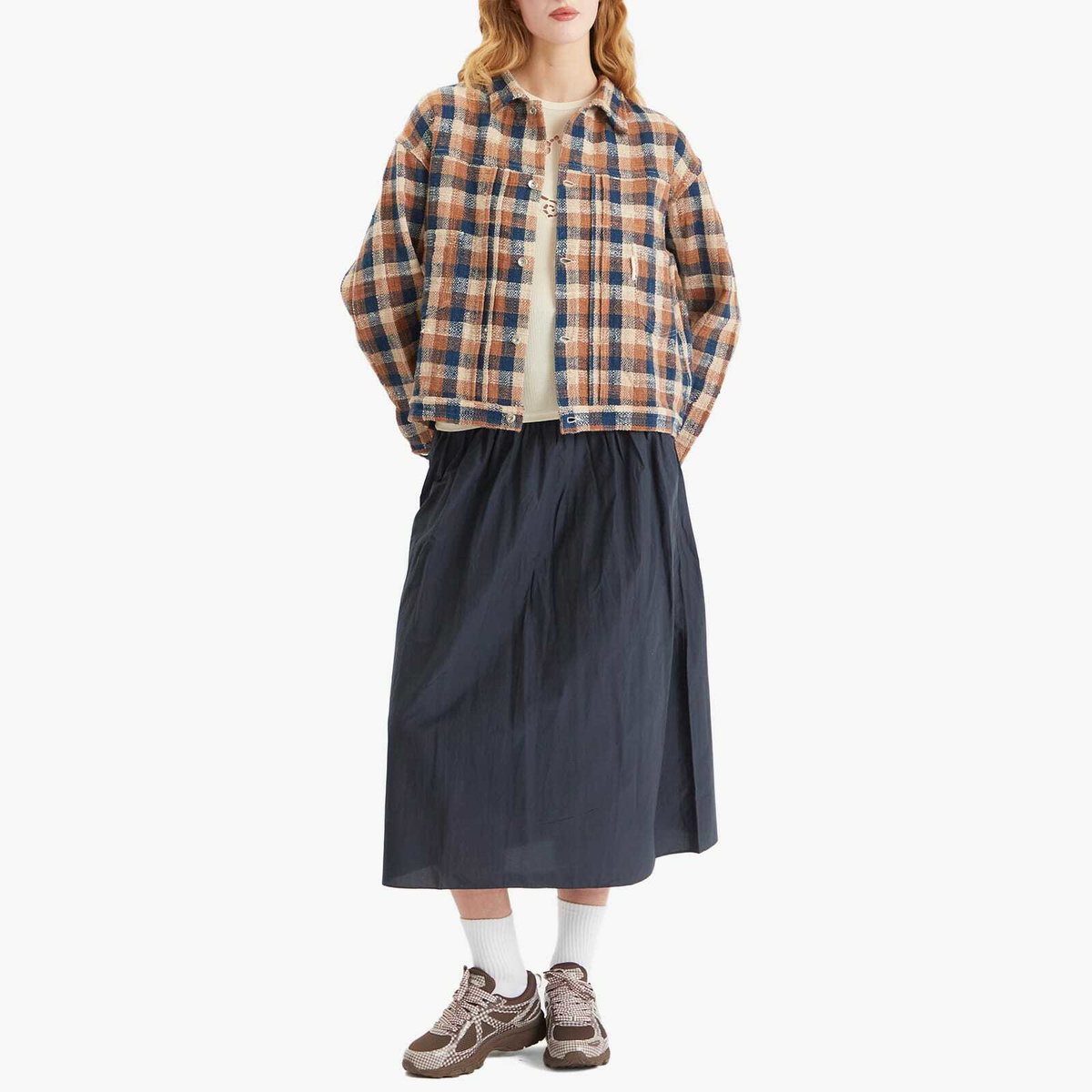 Story mfg. Women's Sundae Jacket in Barn Check