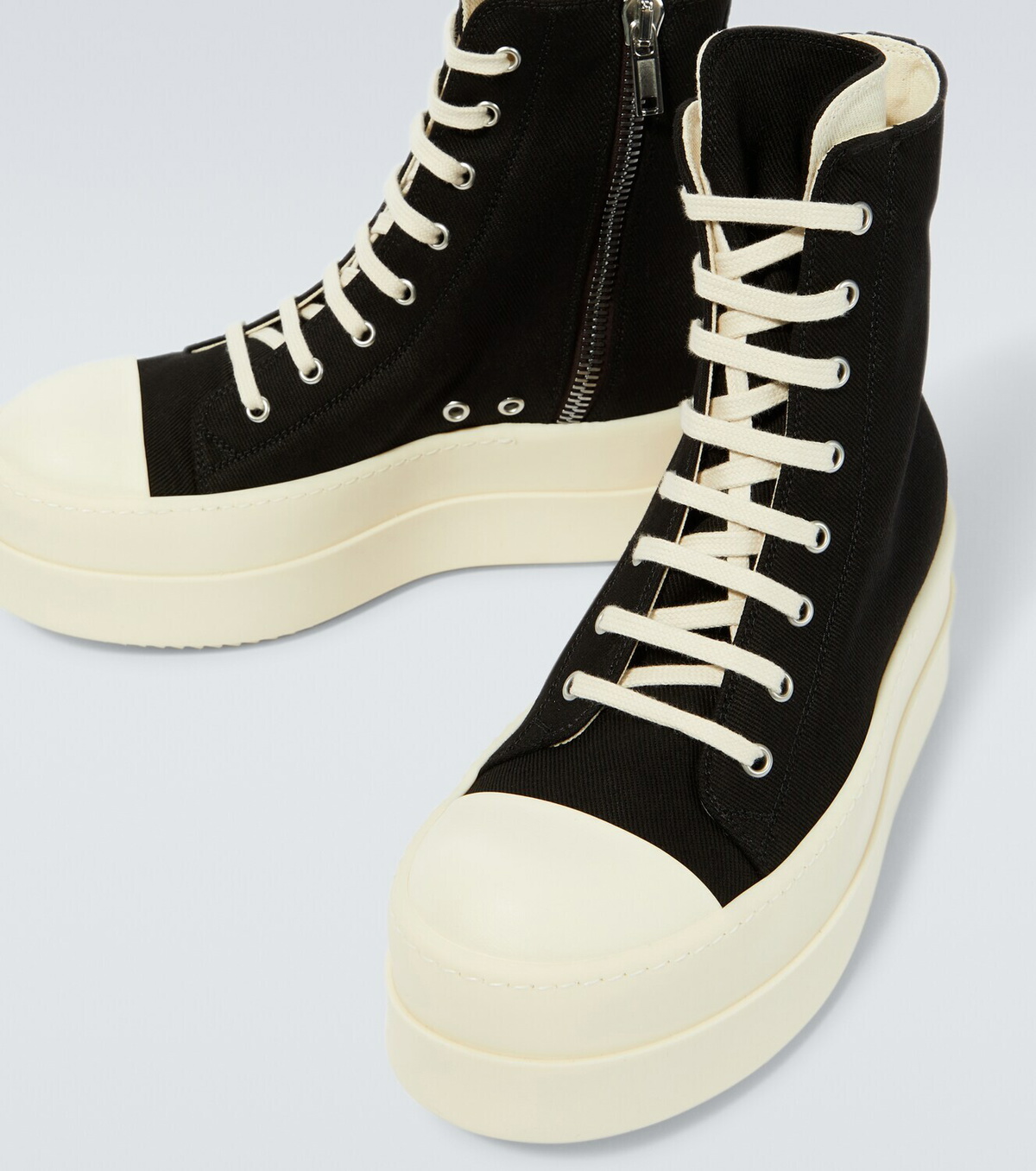 靴 rick owens drkshdw high-top mega bumper DRKSHDW Mega Bumper Lunar Boots in black - Rick Owens