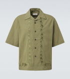 Commas Embroidered bowling shirt