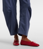 Nili Lotan Shon cotton barrel-leg pants