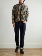 KAPITAL - Damask Printed Fleece Jacket - Neutrals