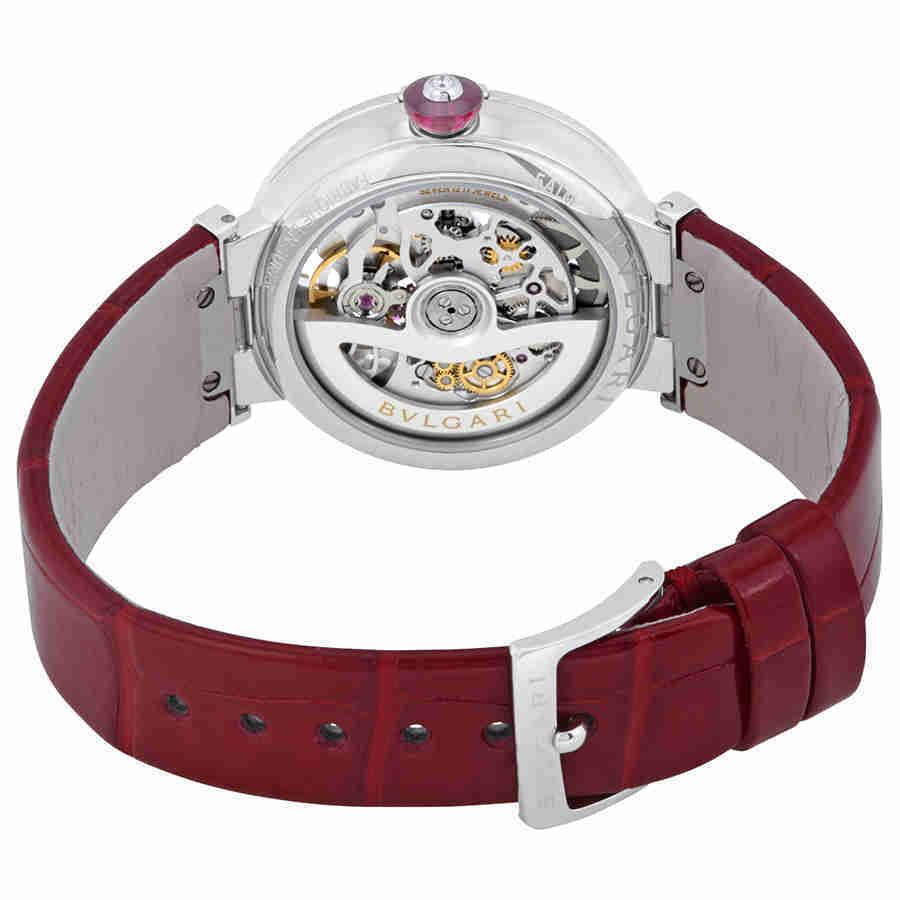 Bvlgari Lvcea Automatic Ladies Leather Watch 102879