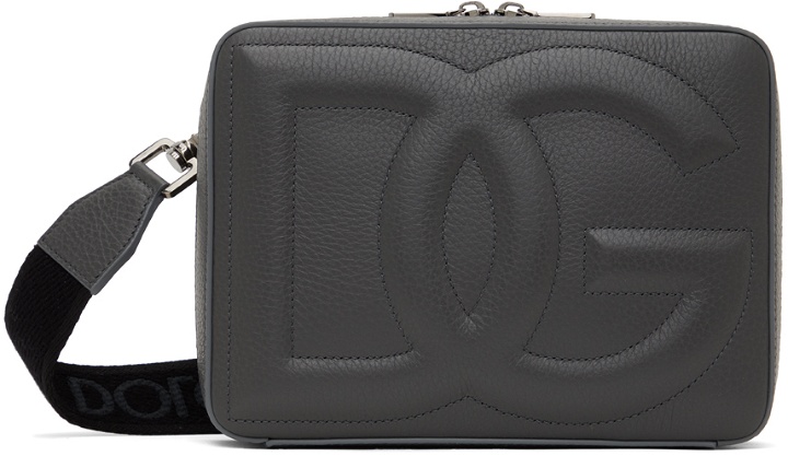 Photo: Dolce&Gabbana Gray Embossed Bag