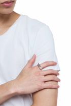 Diesel Stainless steel signet ring - Rings - Unisex - Silver