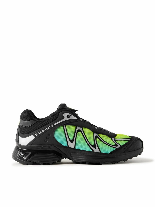 Photo: Salomon - XT-WHISPER Rubber-Trimmed Mesh Sneakers - Black
