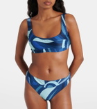 Pucci Printed bikini top