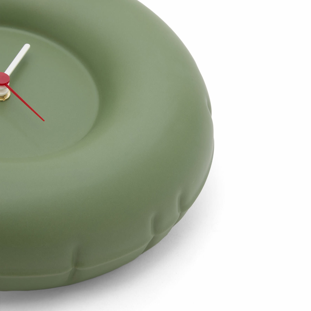 Home Studyo Holly Clock in Moss Green 