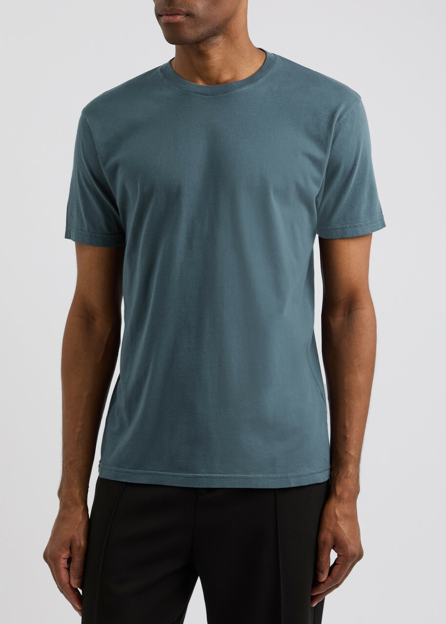 Colorful Standard Cotton T-shirt Blue