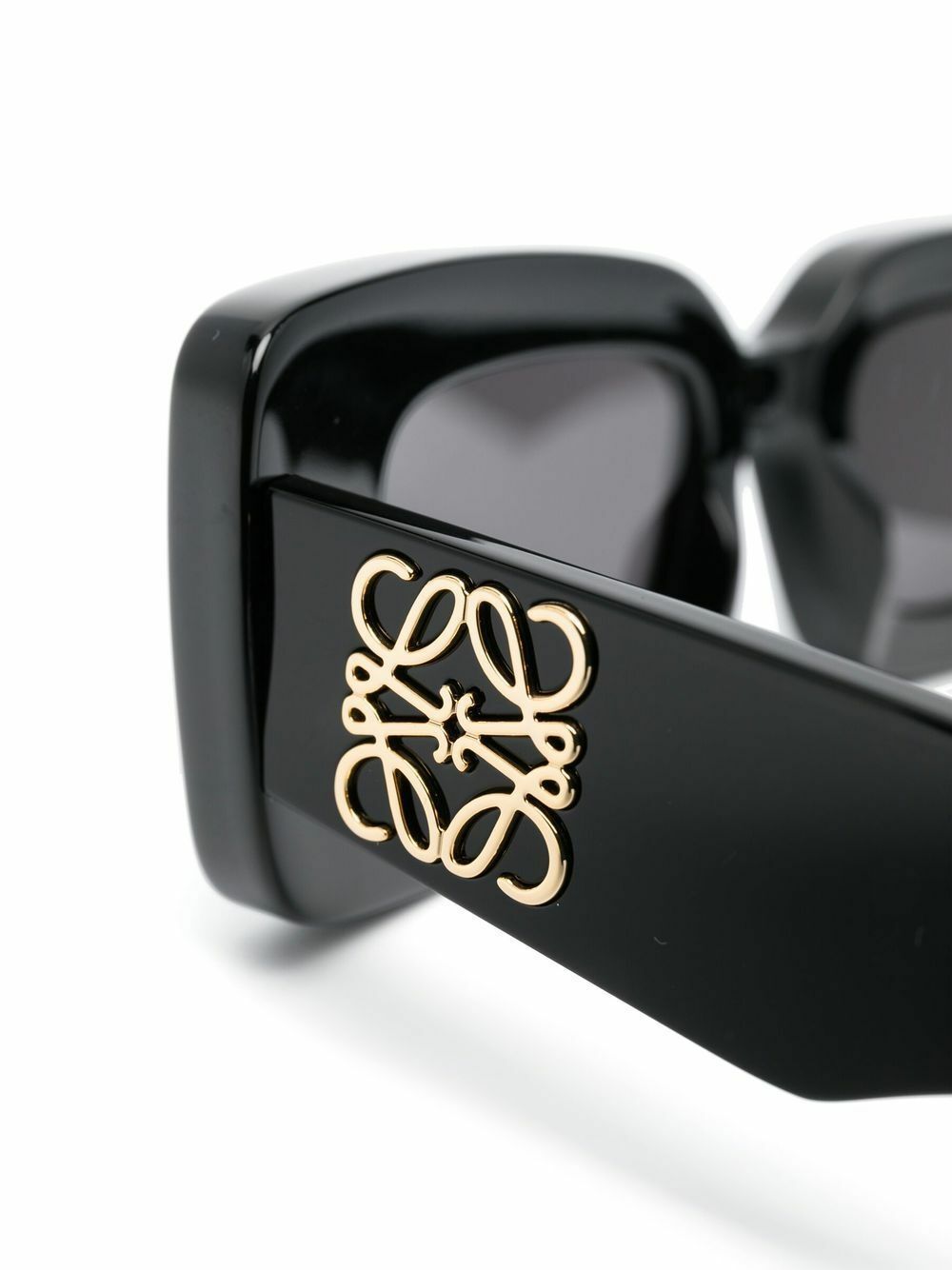 LOEWE EYEWEAR Anagram-Plaque Rectangle-Frame Sunglasses
