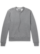 CRAIG GREEN - Lace-Detailed Loopback Cotton-Jersey Sweatshirt - Gray