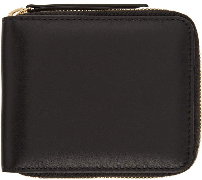 Maison Margiela Black Small Zip-Around Wallet Maison Margiela