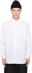 Undercover White Zip Shirt