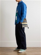 Blue Blue Japan - Straight-Leg Indigo-Dyed TENCEL™ Lyocell-Blend Twill Trousers - Blue