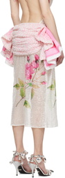 ALL-IN Pink Vase Maxi Skirt