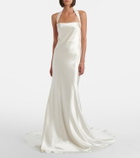 Danielle Frankel Bridal Presley wool and silk gown