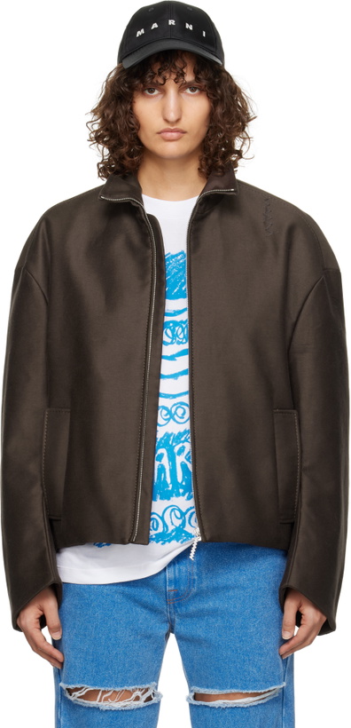 Photo: Marni Brown Cropped Cocoon Jacket