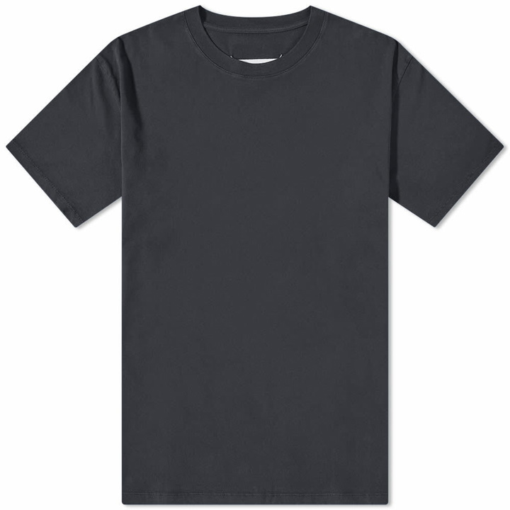 Photo: Maison Margiela Men's Classic Garment Dyed T-Shirt in Dark Charcoal