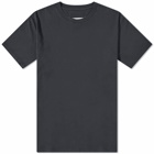 Maison Margiela Men's Classic Garment Dyed T-Shirt in Dark Charcoal