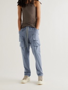 Rick Owens - Creatch Slim-Fit Tapered Cotton-Jersey Cargo Sweatpants - Purple