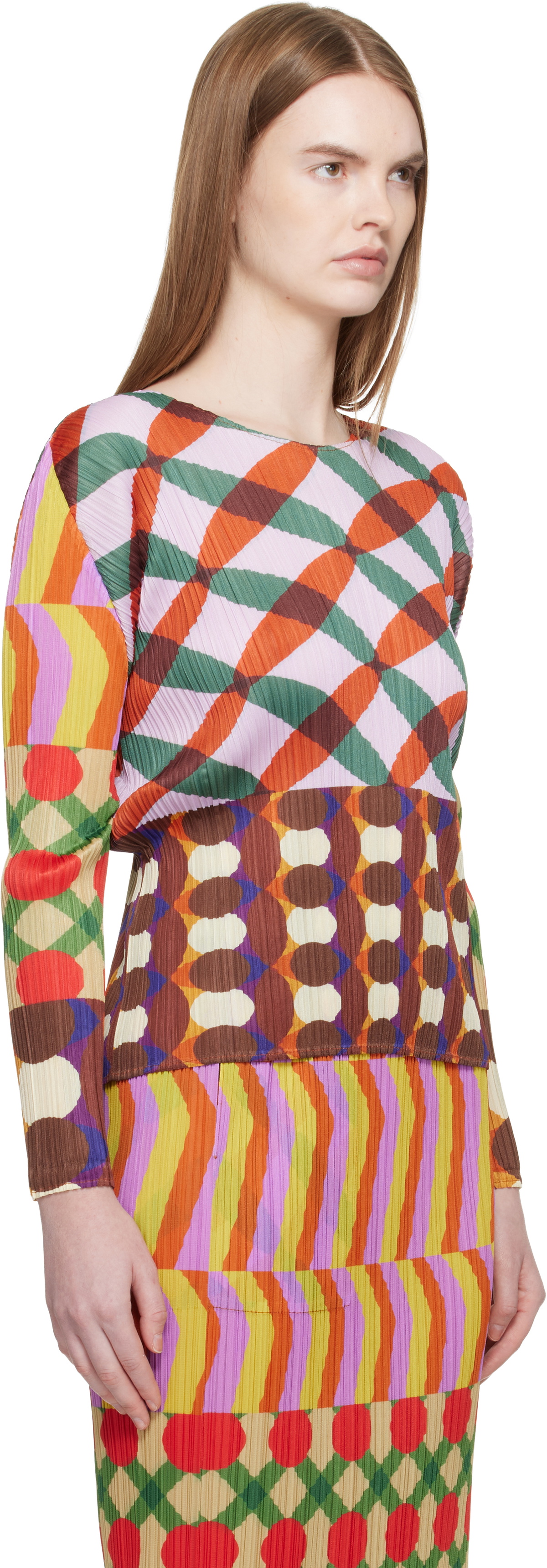 PLEATS PLEASE ISSEY MIYAKE Multicolor Harmony T-shirt