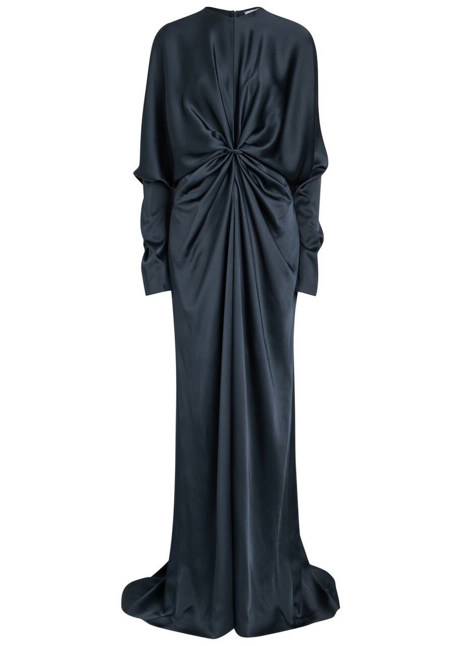 STELLA MCCARTNEY ワンピース Printed mesh jersey maxi 1046734 Stella McCartney Printed Mesh Jersey Maxi Dress in White | Lyst