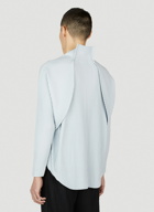 Homme Plissé Issey Miyake - Long Sleeve Top in Light Blue