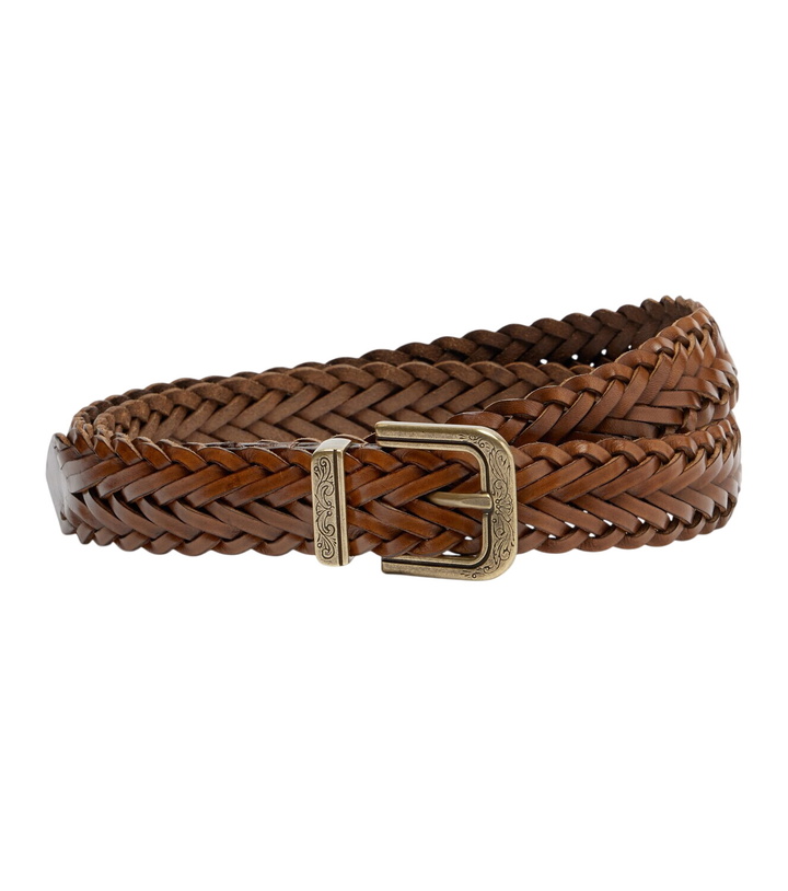 Photo: Etro Braided leather belt