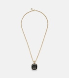 David Yurman Marbella 18kt gold necklace with onyx