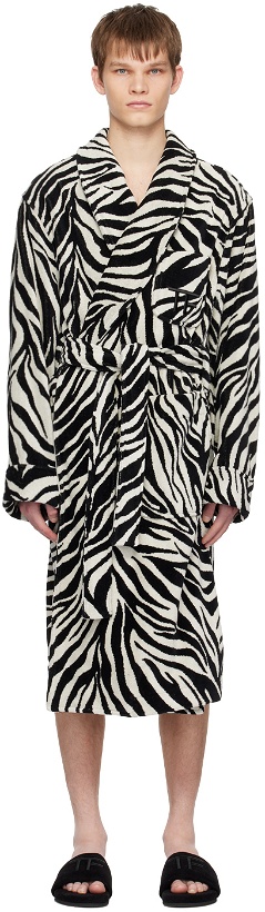 Photo: TOM FORD Black & White Zebra Robe