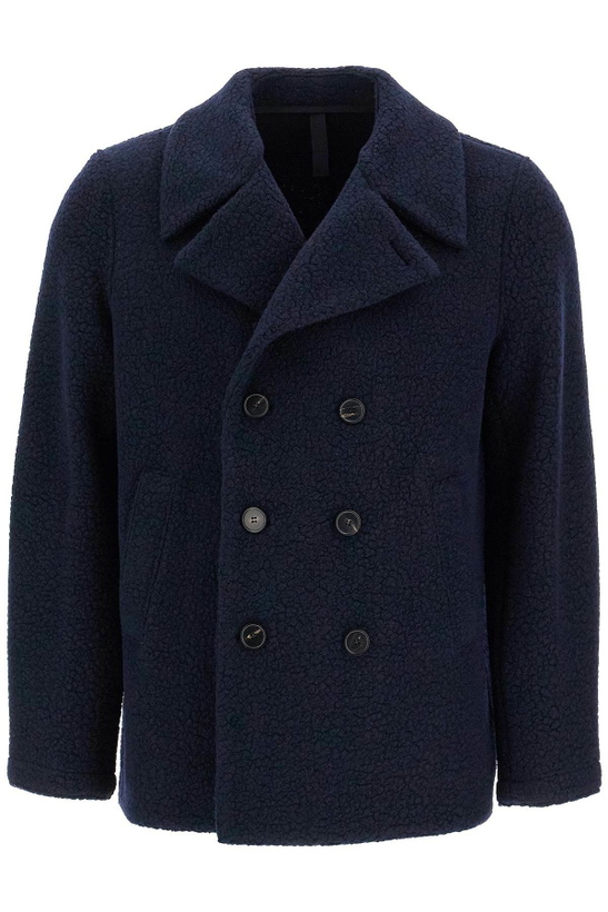 Photo: HARRIS WHARF LONDON double-breasted boucl Blue