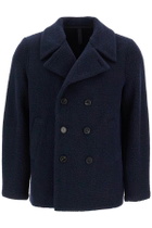 HARRIS WHARF LONDON double-breasted boucl Blue