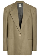 Calvin Klein Avery Wool-blend Blazer Light Brown