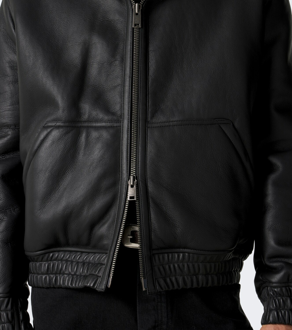 Arma Malen hooded leather jacket