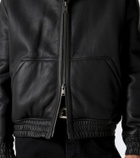 Arma Malen hooded leather jacket