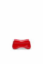 Diesel Play-Small crossbody bag in glossy PU - Crossbody Bags Womens in Red