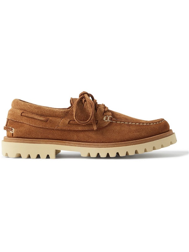 Photo: Officine Creative - Heritage Suede Boat Shoes - Brown